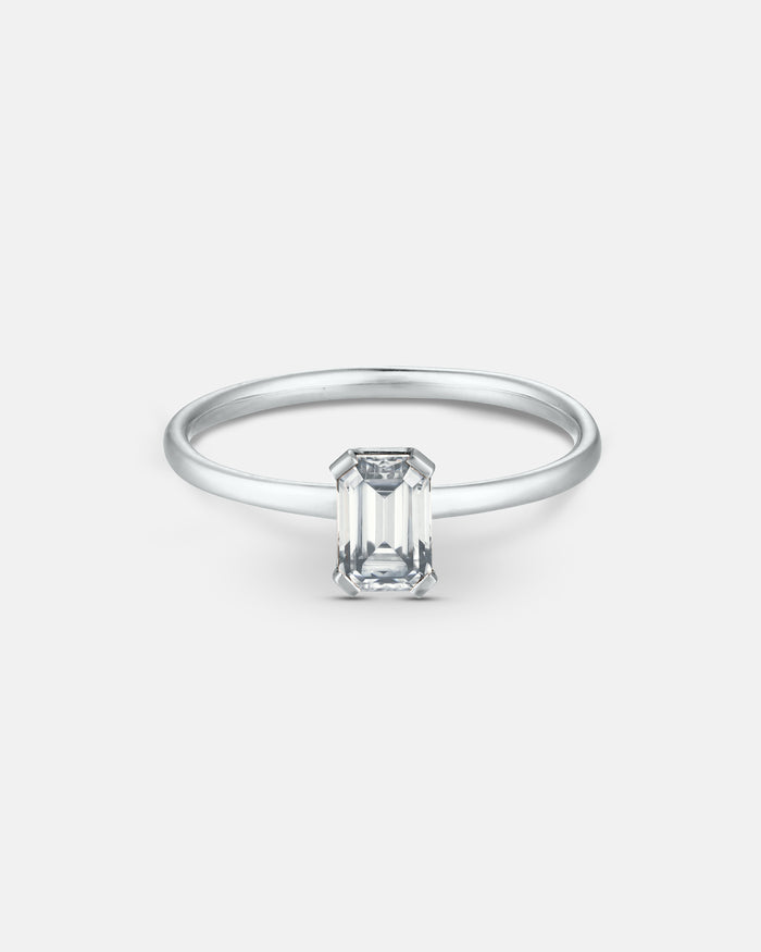 Emerald Engagement Ring