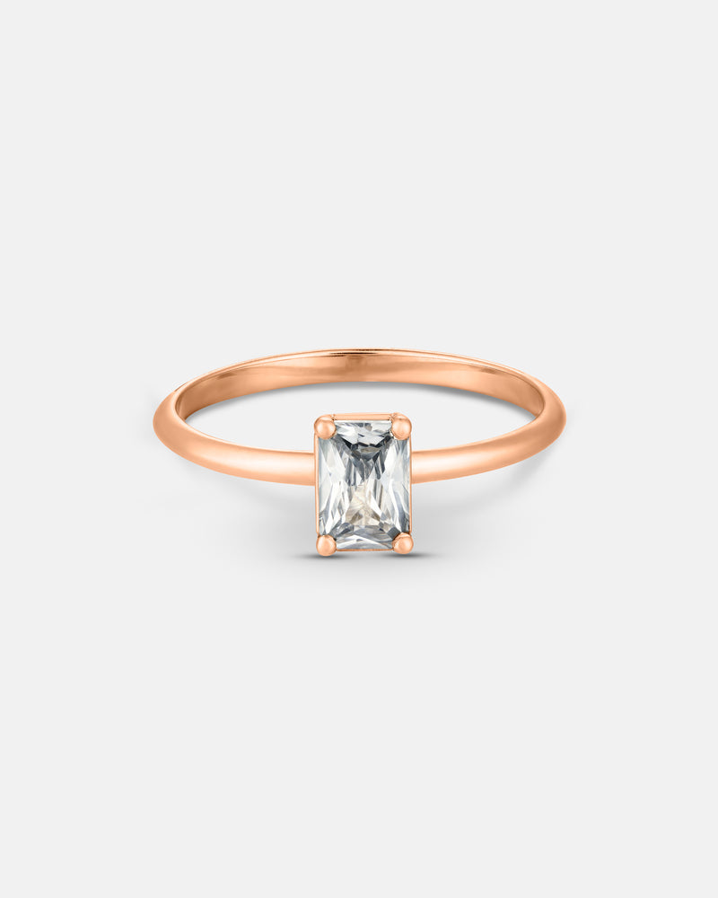 Radiant Engagement Ring